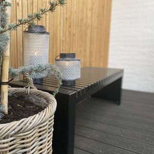 banc de jardin design scandinave