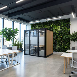 bureau POD avec éclairage intégré