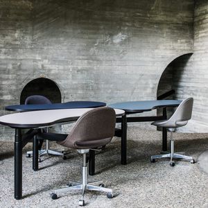 bureau pour open space / en mélaminé / contemporain / professionnel