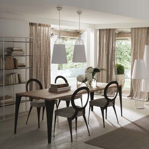 suspension / contemporaine / en acier