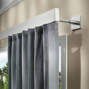 tringle à rideaux en aluminium