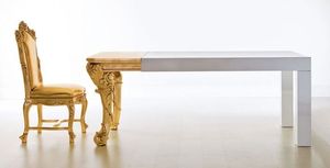 table à manger design nouveau baroque