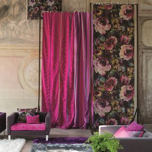 Rideaux De Porte Veronese Paris – Tissu Imprimé Floral Multicouleur 120cm