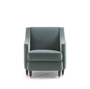 fauteuil classique / en tissu / avec coussin amovible