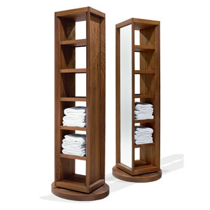 meuble colonne de salle de bain / contemporain / avec miroir