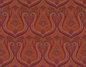 tissu d'ameublement / à motif / en soie