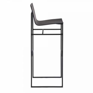 chaise de bar contemporaine / en chêne / contreplaqué / en acier