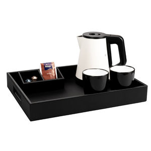 plateau de service en cuir