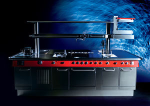 cuisine contemporaine / en métal / modulaire