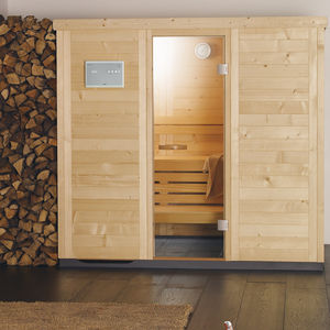 sauna finlandais / résidentiel / en épicéa / préfabriqué