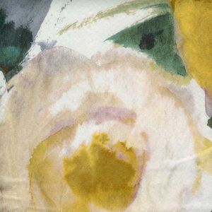 tissu d'ameublement / à fleurs / en polyester / en acrylique