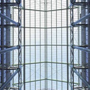 panneau en verre trempé / feuilleté / pour bâtiment / plat