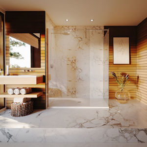 cabine de douche à l'italienne