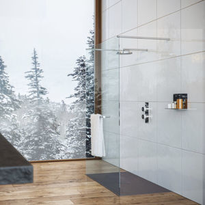 cabine de douche en verre