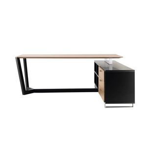 bureau en bois / en inox / contemporain / professionnel