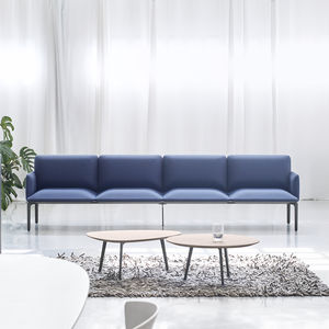 banquette modulable / contemporaine / en acier / en mélaminé
