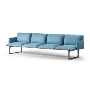 banquette modulable / contemporaine / en aluminium / en tissu