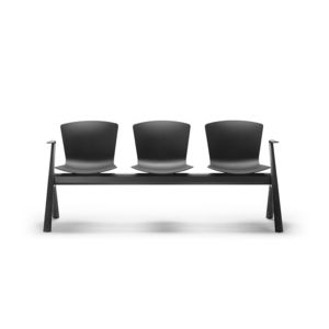 sièges sur poutre en chêne / en aluminium / en polypropylène / en hêtre