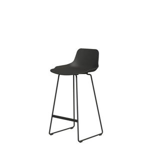 chaise de bar contemporaine / avec repose-pieds / luge / 100% recyclée