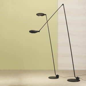 lampe sur pied / contemporaine / en aluminium / en acier