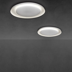 plafonnier contemporain / rond / en polycarbonate / fluorescent