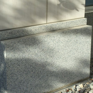 bardage en panneaux / en granit / poli / aspect marbre