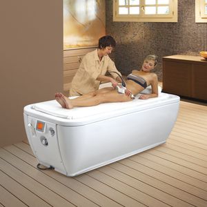 lit d'eau de massage avec chromothérapie