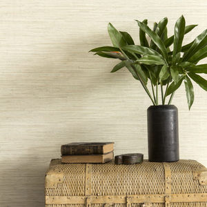 papier peint contemporain / en vinyle / uni / aspect tissu