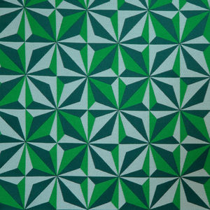 tissu d'ameublement / pour rideaux / à motif géométrique / en polyester