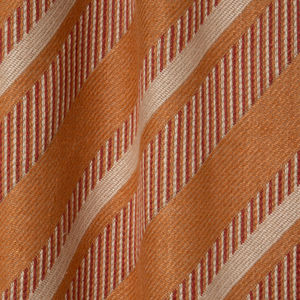 tissu d'ameublement / pour rideaux / à rayures / en coton