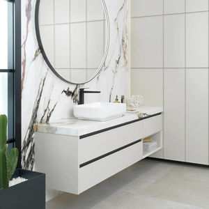 meuble de salle de bain avec éclairage intégré