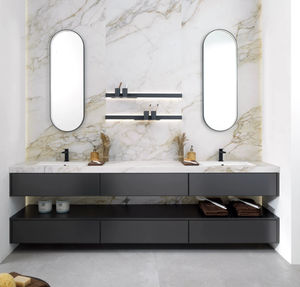 meuble de salle de bain avec éclairage intégré 1