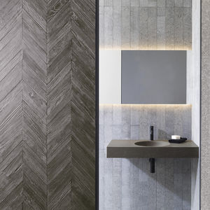 mosaïque d'intérieur / murale / en bois / mate