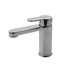 mitigeur pour vasque / en métal chromé / 1 trou