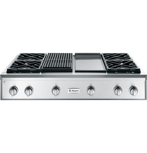 table de cuisson à gaz / professionnelle / 6 foyers