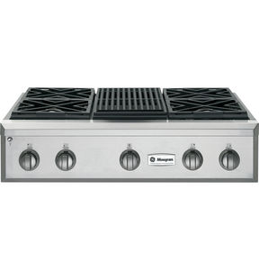 table de cuisson à gaz / professionnelle / 5 foyers