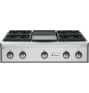 table de cuisson à gaz / professionnelle / 5 foyers