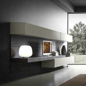 ensemble TV mural contemporain 1