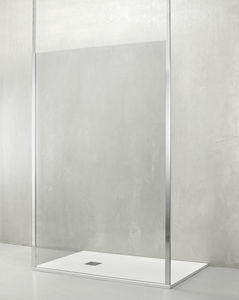 paroi de douche fixe
