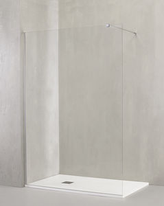 paroi de douche fixe / rectangulaire / en verre