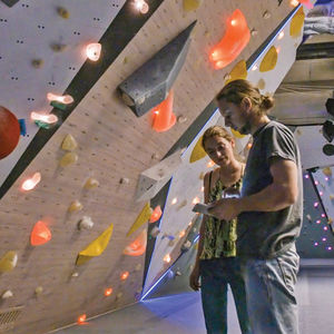 mur d'escalade fixe