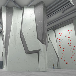 mur d'escalade fixe