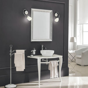 console pour lavabo en bois