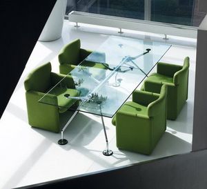 fauteuil visiteur contemporain
