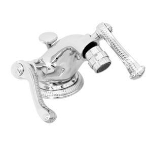 mélangeur pour bidet / à poser / en métal chromé / de salle de bain