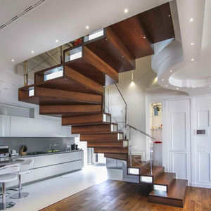 escalier demi-tournant