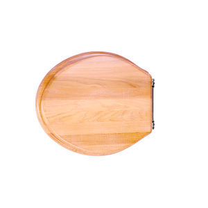 lunette de toilettes en chêne