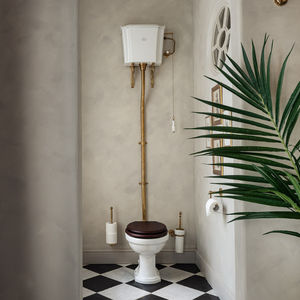 porte brosse de toilettes en métal 1