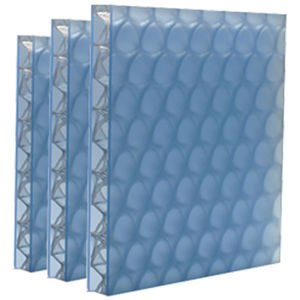 panneau de construction acrylique / en polycarbonate / pour bâtiment