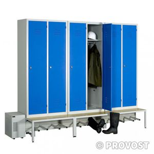 casier vestiaire en tôle d'acier
